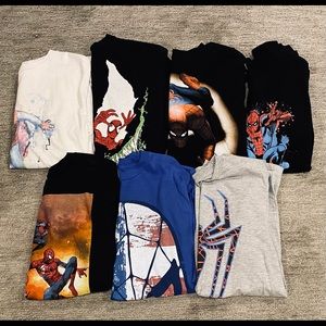 Spider-Man Short Sleeve Adult Medium Lot